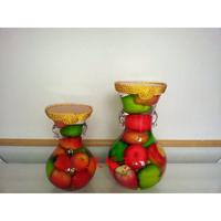 婚慶禮品/裝飾玻璃工藝品仿真水果油瓶/創(chuàng)意家居飾品餐廳裝飾