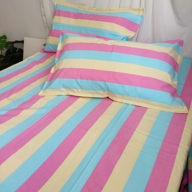 加厚老粗布纯棉床单单件三件套防滑粗棉I布裸睡单棉麻亚麻被单四