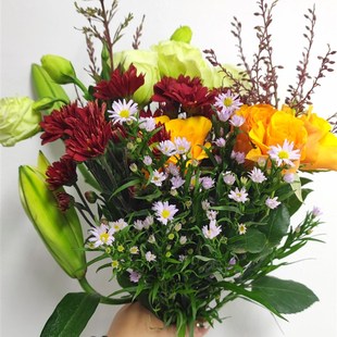 每周一花a包月生活鲜花混搭花束瓶插水培养沈阳同城速递辽宁吉林