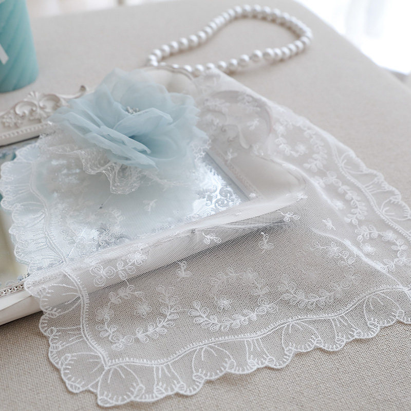 韩国蕾丝餐垫 杯垫台灯s垫欧式蕾丝床头柜装饰垫子桌布桌旗 花瓶,居家布艺,餐垫,淘宝优惠券,粉丝福利购,淘宝优惠卷