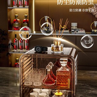 杯子收藏柜杯子收纳置物架杯架z水杯防尘储物架茶具茶杯架咖啡杯