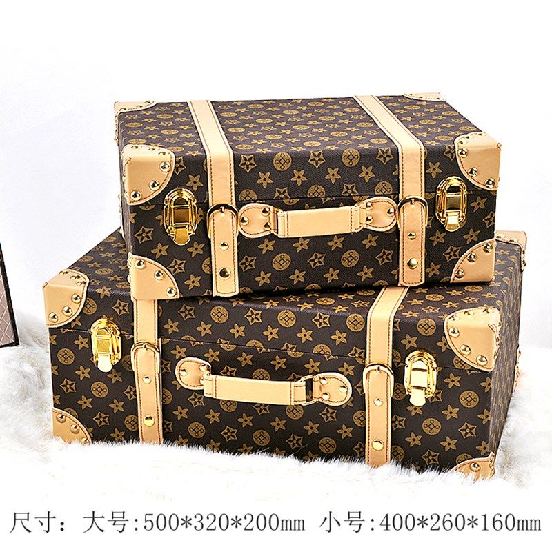 皮革手提收纳箱样板房衣帽间储物箱旅行箱摄影拍R摄箱子装饰品陈,收纳整理,收纳箱,淘宝优惠券,粉丝福利购,淘宝优惠卷