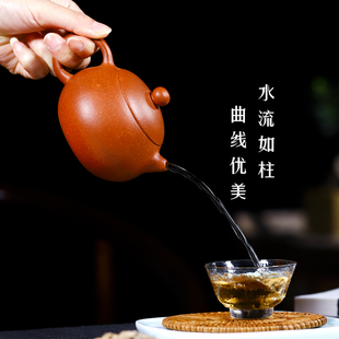 宜兴原矿紫砂壶纯全手工泡w茶壶家用茶器功夫茶具西施紫砂壶