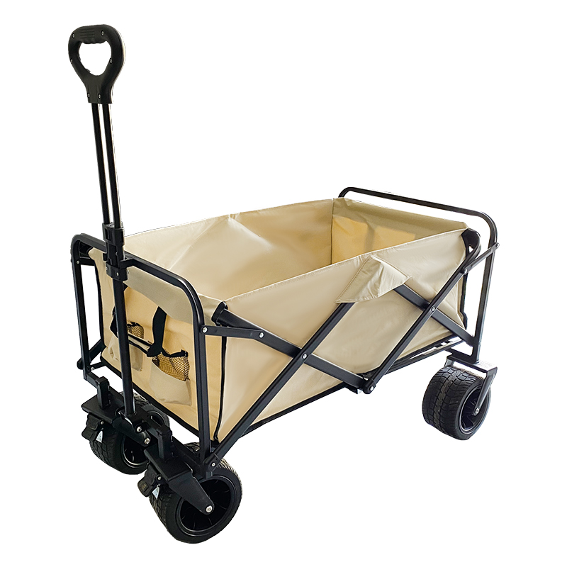 户外露营车c折叠营地车野营小推车超大野餐车聚拢款桌板便携式拉