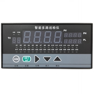 32y路温度显示器 485通讯万能输入温控表 智能多路巡检仪8