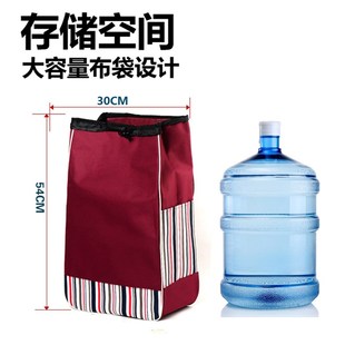 买菜车小拉车便携购物车爬楼手拉车拉杆车超市带座凳W可折叠手推