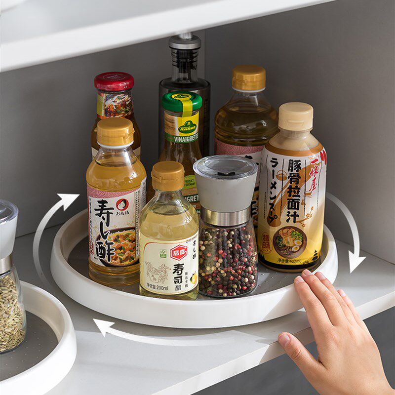 油转角架酱盐旋转置物q架收纳盒醋瓶圆形调料可台面调味品专用厨