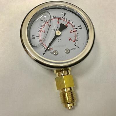 Ce en837-1 leipai yn-50 0-1bar 14psi 1/4bsp 防震压力表 57mm