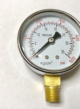 Pressure gauge 0-35kg/cm2 0-500psi 直径60mm 压力表 Y-60 m13