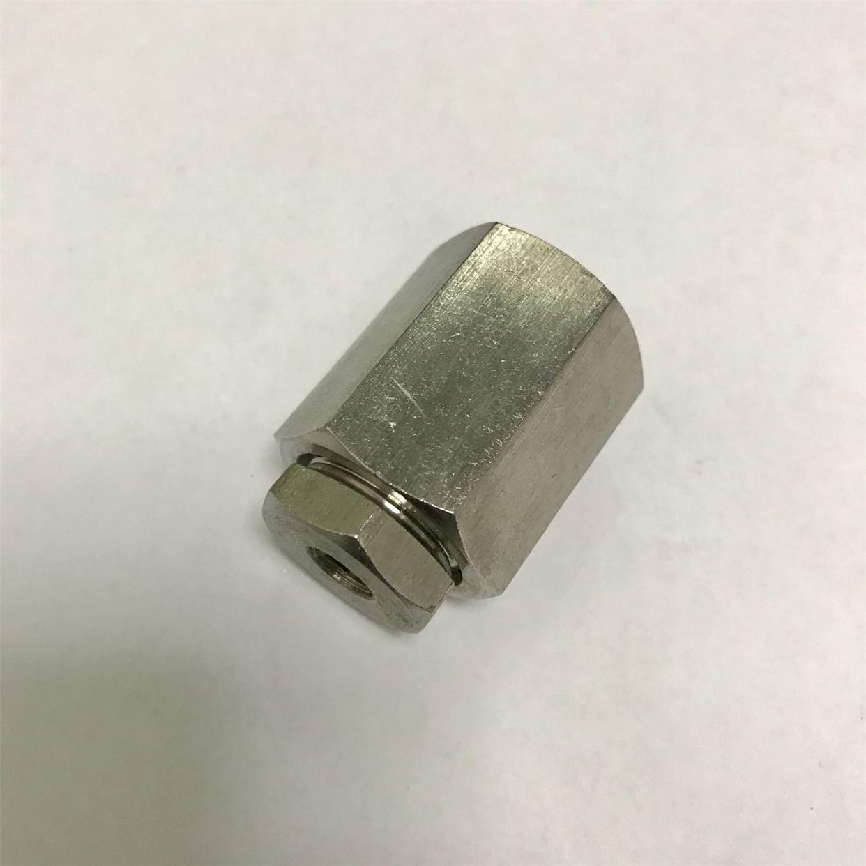 分体式双内丝接头 m8x1-G1/2 内螺纹m8*1 内螺纹四分 G1/2 DN15