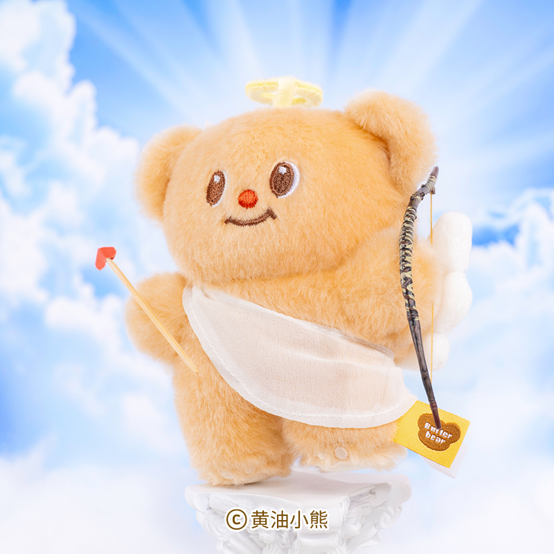 黄油小熊丘比特天使挂件