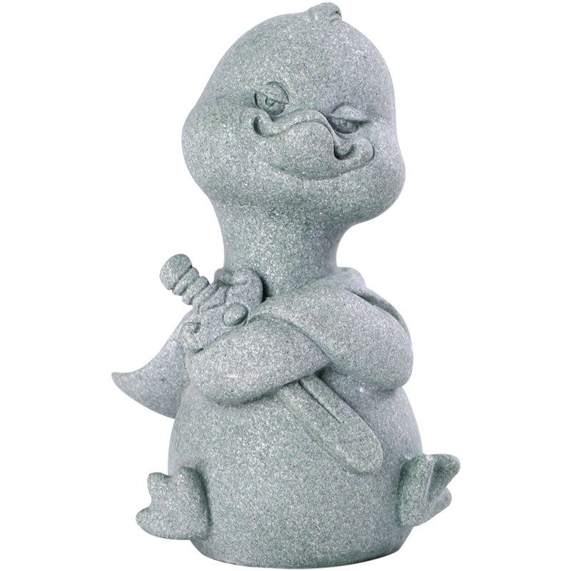 青砂石江湖鸭摆件中式国潮逗兽记动I物鸭茶宠 鱼缸造景装饰,家居饰品,桌面摆件,淘宝优惠券,粉丝福利购,淘宝优惠卷