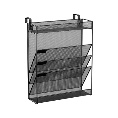 办公室桌面文件架工位杂志收纳神器文件资料置W物架挂墙收纳盒