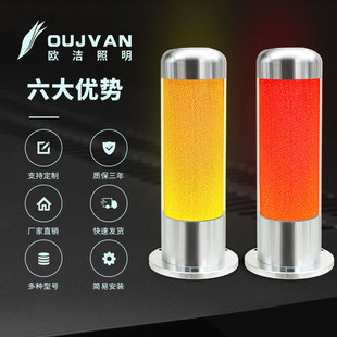 欧洁12v2g4V三色报警灯信号灯多层警示灯机床故障指示灯声光报警