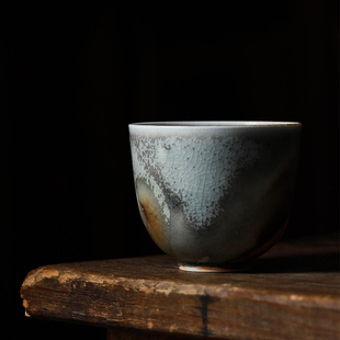纯手工主人杯单杯 独清 陶瓷男女大号功夫茶具Q个人茶杯品茗杯柴