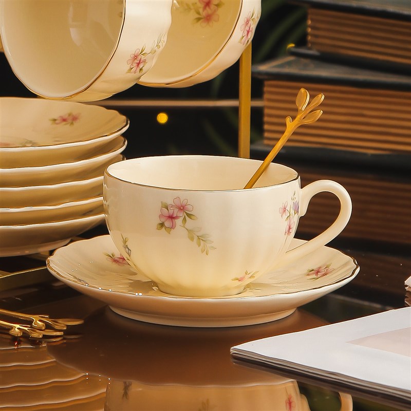 英式下午b茶茶具套装复古玻璃煮花茶水果茶茶杯花茶壶蜡烛加热送