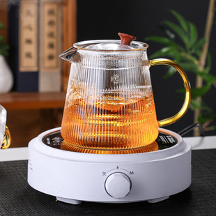 玻璃茶壶耐高温加厚泡茶壶家用过滤花茶壶冲茶煮茶U器办公茶具套