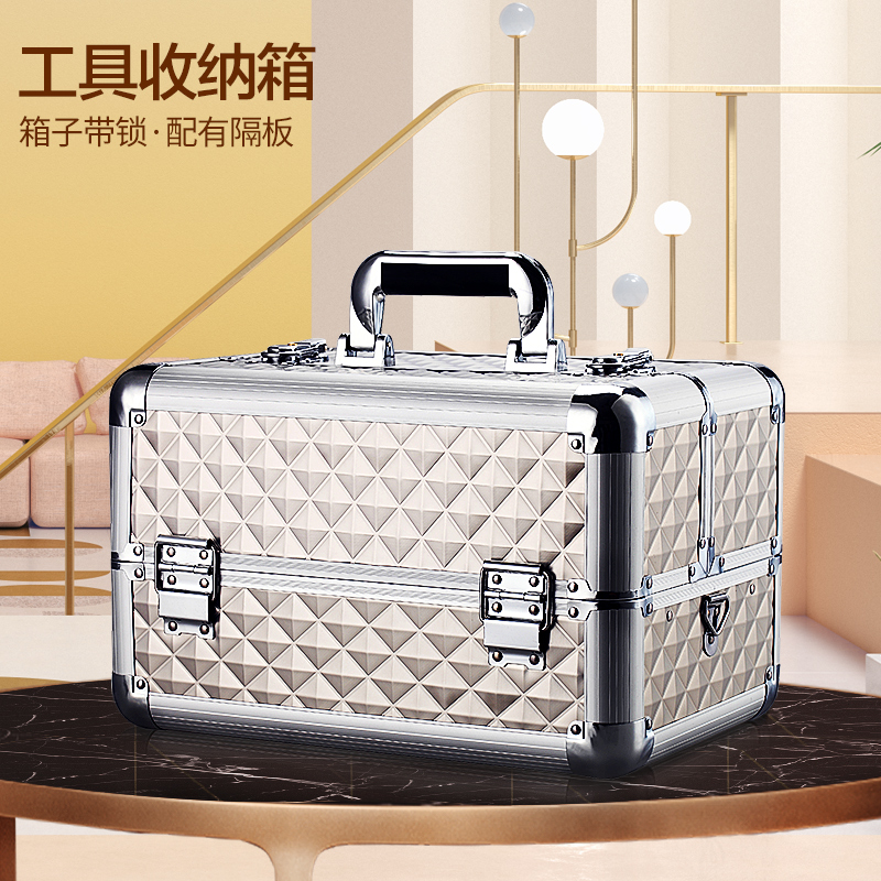 医美纹绣微整工具箱采耳美甲箱子化F妆美容师专用美睫收纳盒小手