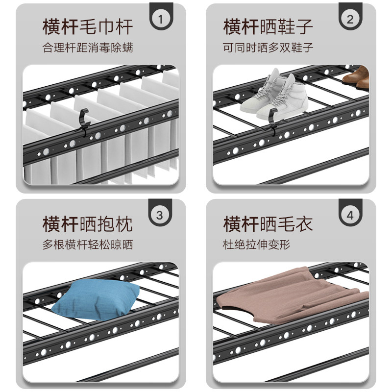 金贵夫人晾衣架阳台升降手摇晾衣杆室内J自动家用伸缩手动晒衣架