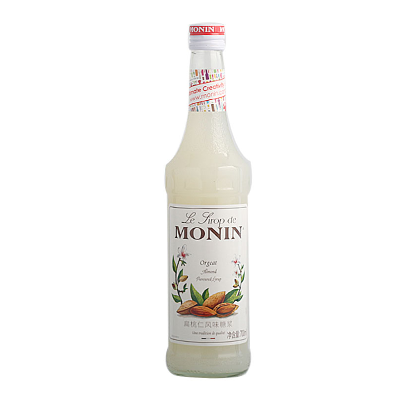 莫林扁桃仁风味糖浆 MONIN Almond syrup 700ml 果露 饮品 鸡尾酒