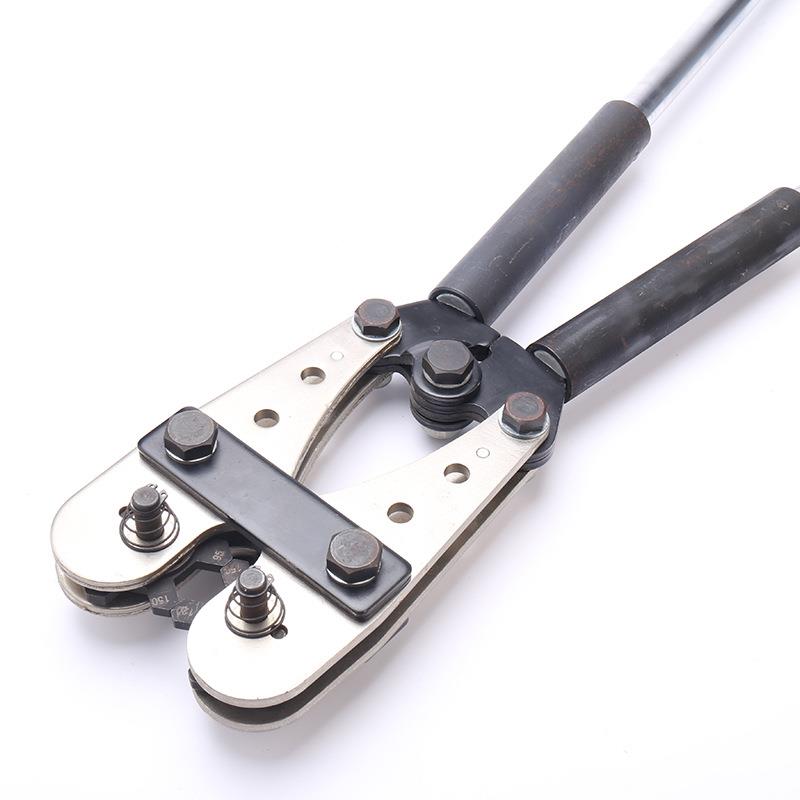 子沃玛工具HX-245B大Y.O端压接钳子裸端冷型压端OUA子压接钳手动