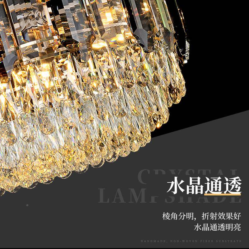 水晶轻DI0041吊灯奢后代现客厅水晶大灯酒店大堂水晶吊灯欧式水晶