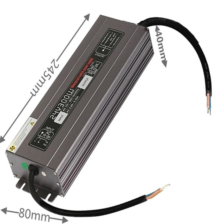 24V0WCD0W大功率防水电源压水开关防源超薄防水L恒电ED电源灯带