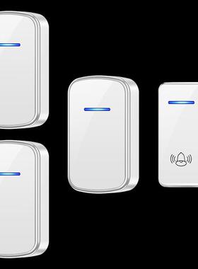 一4956三直距流无线门远铃家用离音乐数码别墅门铃黑色呼叫进拖门