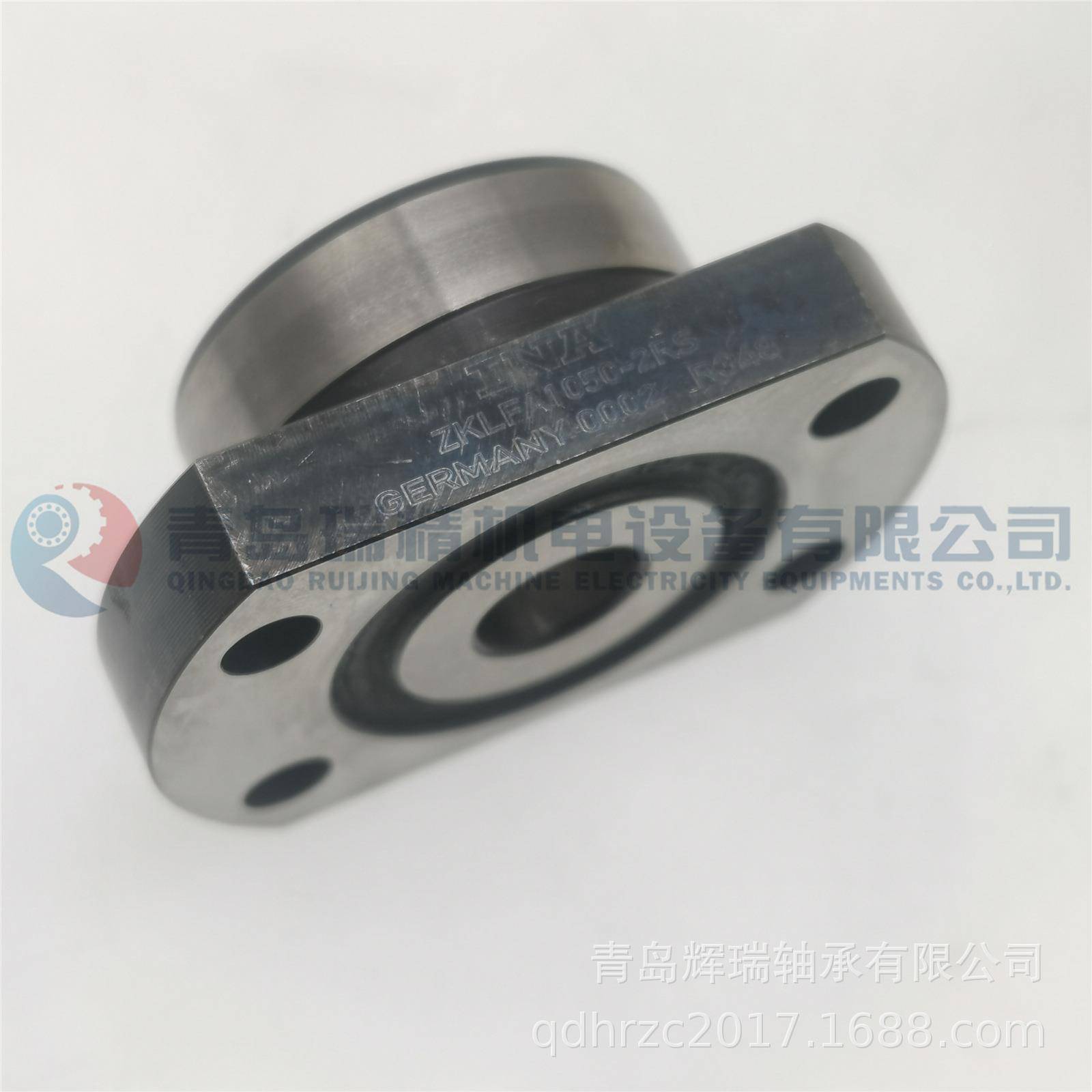 I-0N-承A推力角接触球ZKZSFLFA105-轴2RS椭圆形平面法兰