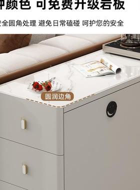 沙发边柜几侧边柜板奢边几客厅家用角简轻约现代茶F5M7MJMT几岩移