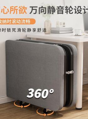 办二公室家用午睡午简易40732折叠床成人单人休折四折折单人床叠