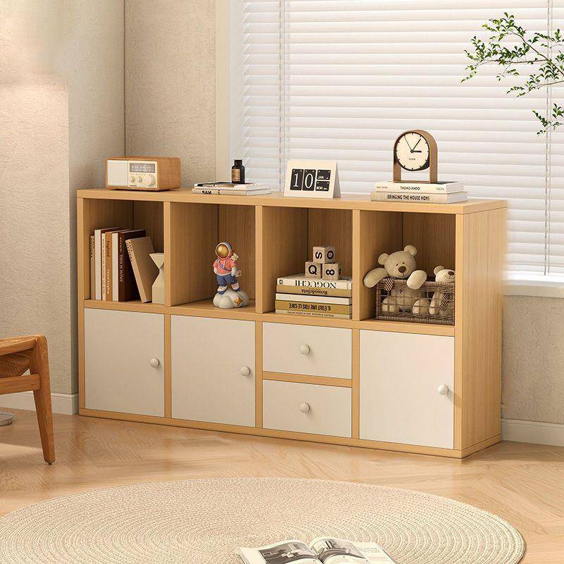 书物架置架落MOQ地柜教矮室生收纳柜客厅简易组合格子柜储物学智