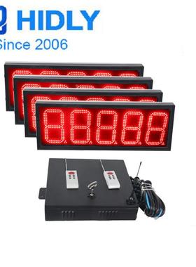 四l无品牌/8川攀枝花寸红色带发光字灯箱价牌ed加油站显油示屏