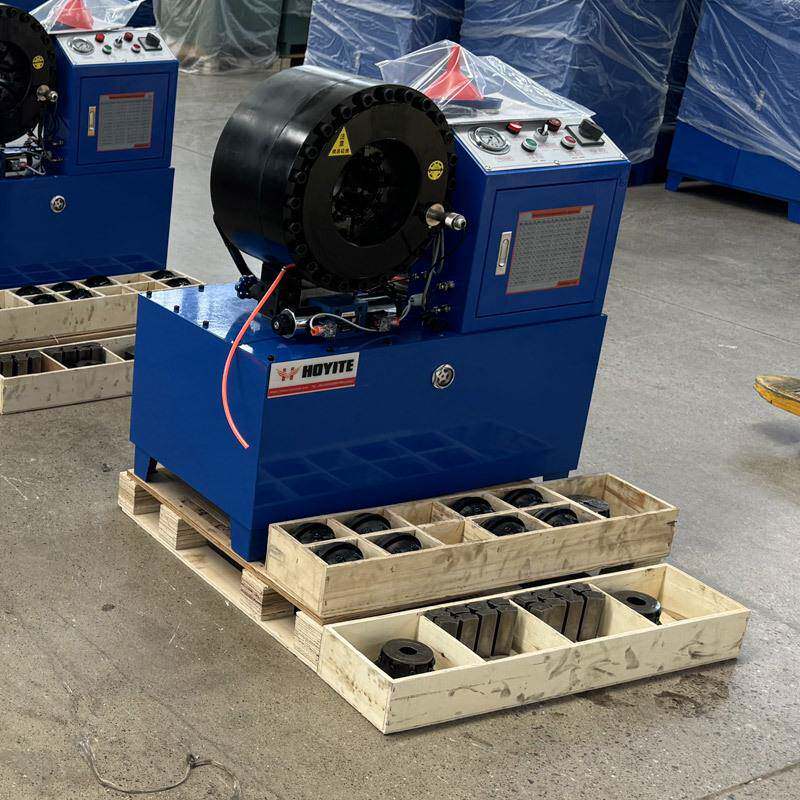 钮机版3寸2寸1寸锻半打一体DUN按头缩管机高压油管接头压管机