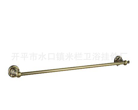 欧式复古单杆毛巾架毛巾杆青古铜单杆毛巾架浴巾架