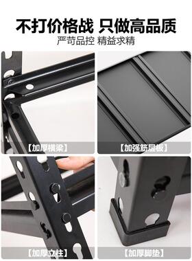 cs货置物多层货物架家用储架藏室架仓库收阳F765HTHS台角钢超市纳