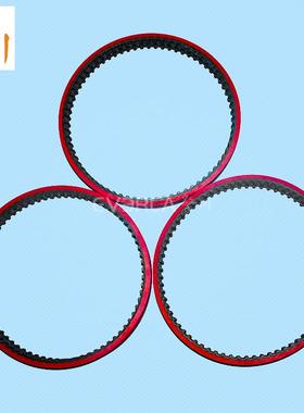 红色拉膜同IEX步带滑打孔川EVERAL防耐磨同步带核擎酸管夹瓶机输