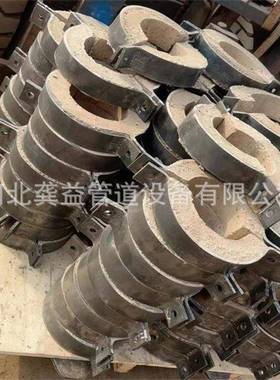 DN50隔管041热托电力管道保冷管托蛭0石聚氨酯热材质蛭石隔管托