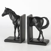 LUG现新中式 动物马书挡件书房办摆公代室书柜书架客厅柜玄关软装