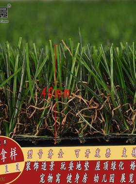 人真造草坪休闲草仿毯草坪假草皮户外遮地绿色76206幼儿园庭院阳