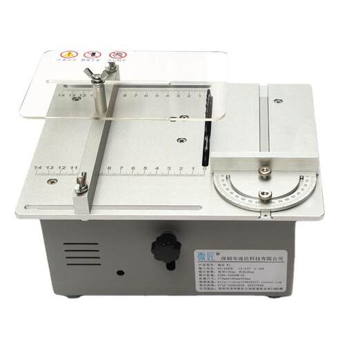 台锯家能用小切型木工电锯割机微型多功升手585工桌降面台锯
