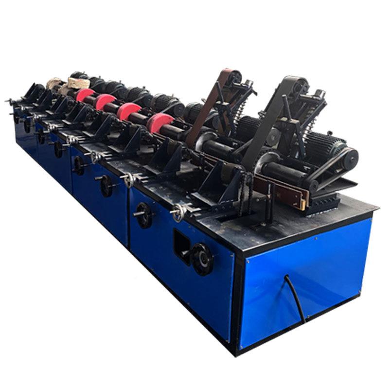 CNV砂带型外圆抛光机多工位内外除锈拉丝圆铝机铜管管不丝锈钢管