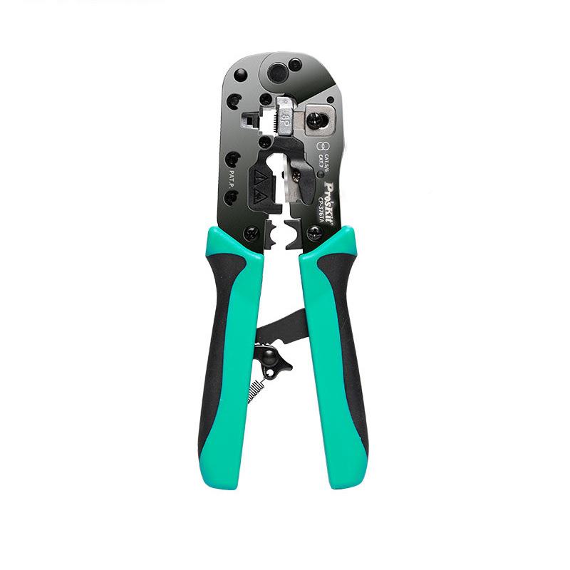 Po`skit/ACP-376TCT.QZK7多功能网线钳5/6r/7类省力A棘轮压接钳