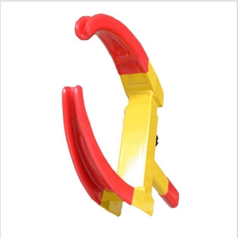vB器加厚7虎钳汽车锁胎锁锁车小轿车车轮锁物业防盗锁轮具605牛角