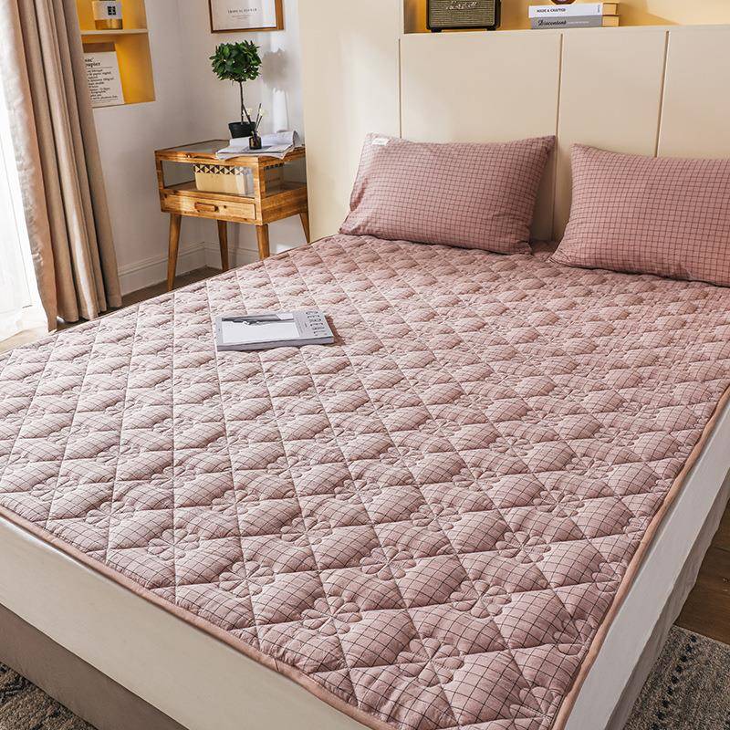 A类全棉床垫保护垫垫1.米8薄款子地WRG上床褥榻榻1米软垫褥子垫被