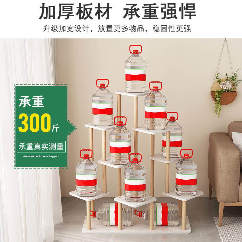 花F5M7S5TT架绿盆子客厅落地式植置物架阳台植物摆放架花架内轻奢