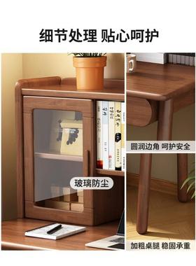 实书桌书架一体书柜户家用书房客ZG-83049厅学习桌子卧室木脑小型