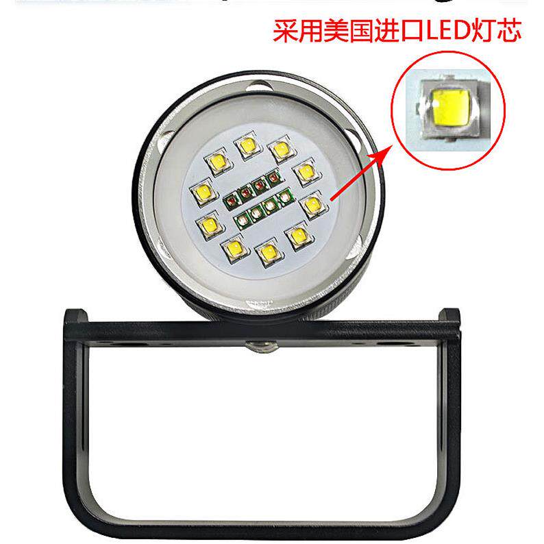 A10手电筒专A001业潜水摄影补光手电大功率-相机灯摄影灯