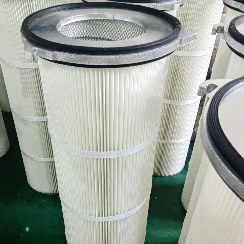 除尘滤芯厂家锈粉工尘业铝三耳除过滤桶不尘钢法兰式三耳除折叠滤