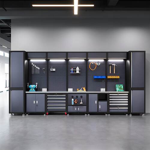组合重工具柜4s店型汽修具台站工多功能维修工作零件986工具收纳